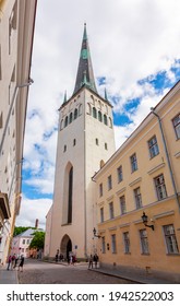 St. Olaf's church in Tallinn old town, Estonia