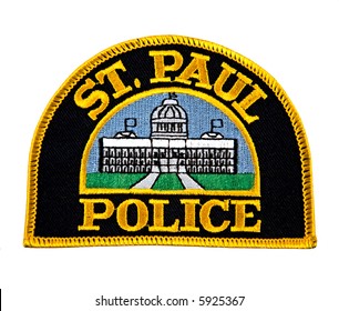 St Paul, Minnesota Police Department Uniform Shoulder Patch.