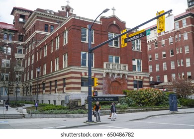 St Pauls Hospital In Vancouver - VANCOUVER / CANADA - APRIL 12, 2017