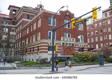 St Pauls Hospital In Vancouver - VANCOUVER / CANADA - APRIL 12, 2017