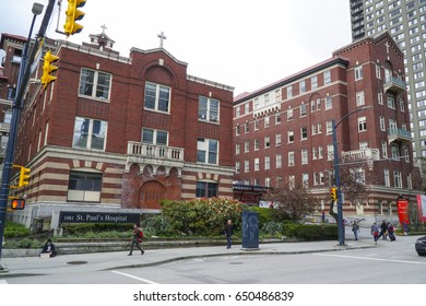 St Pauls Hospital In Vancouver - VANCOUVER / CANADA - APRIL 12, 2017