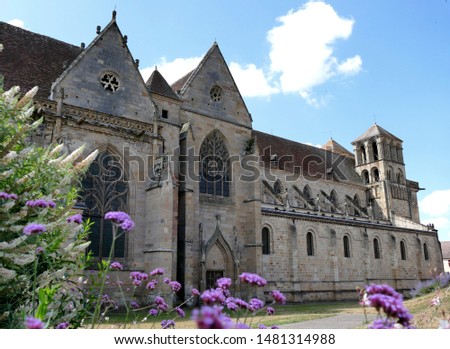 St. Peter and Paul Church of the Benedictine Priory of Souvigny, Allier, France