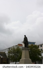 St. Peter Port, Guernsey, Channel Islands - May 2, 2019: Monument To Prince Albert Created By Joseph Durham In 1863