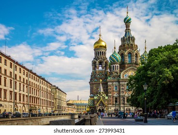 St. Petersburg, Church Of The Savior On Spilled Blood