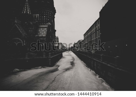 Similar – Hamburger Hafen im Winter