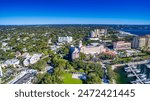 St Petersburg, Florida - Panoramic aerial view of cityscape.