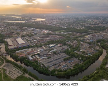 St. Petersburg, Krasnogvardeysky District, Aerial View