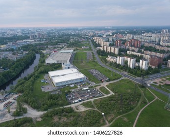 St. Petersburg, Krasnogvardeysky District, Aerial View