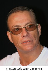 ST. PETERSBURG, RUSSIA, APRIL 13, 2007: Film Star Jean Claude Van Damme Visited St-Petersburg And Met With A World Champion On 