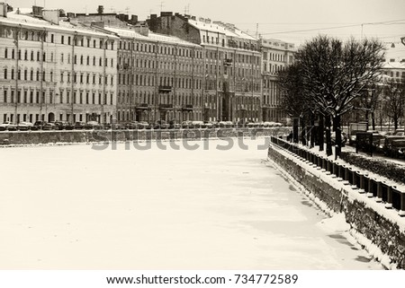 Hamburger Hafen im Winter