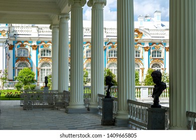 St. Petersburg, Russia - May 2019: Cameron Gallery in Catherine park, Tsarskoe Selo (Pushkin)