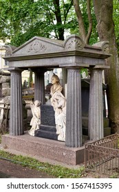 St. Petersburg Russia. Tikhvin Cemetery. August 2019