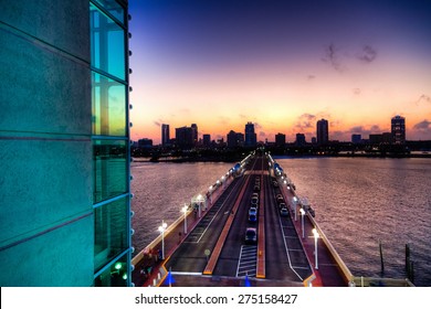 St. Petersburg Skyline At Sunset