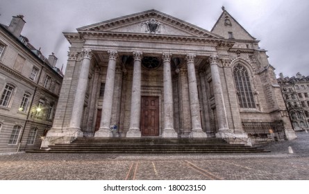 St Pierre Cathedral In Geneva