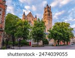 St Salvators Cathedral, aka Cathedral of the Saviour and St. Donat, in Bruges, Belgium