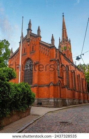 St. Saviour's Anglican Church in Riga, Latvia.