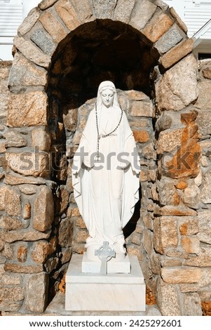 St. Mary’s statue at Saint Matthew Parish Southborough MA USA