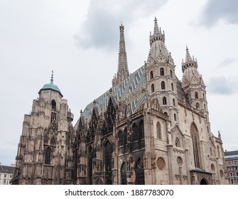 St. Stephen's Cathedral (Domkirche) On Stephansplatz, In Center Of Vienna