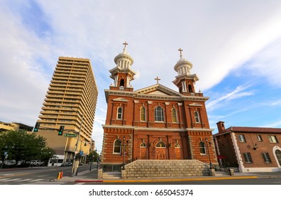 St Thomas Aquinas Cathedral In Reno, Nevada, USA