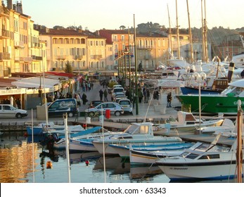 St. Tropez Harbor (harbour) By Day