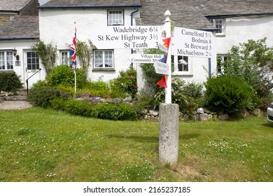 St Tudy Civil Parish River Camel Valley Cornwall England UK