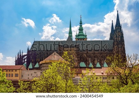 St. Vitus cathedral in Prague castle, Czech Republic