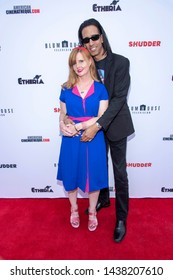 Staci Wilson, Agron Kai attend 2019 Etheria Film Night at The Egyptian Theatre, Hollywood, CA on June 29, 2019