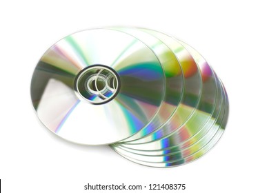 Stack of 7 DVDs / CDs