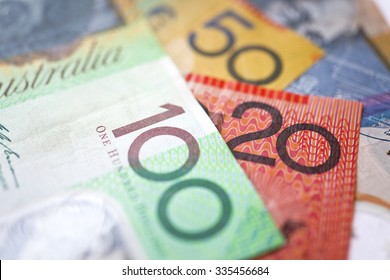 Stack of Australian dollars