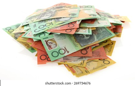 Stack Of Australian Money