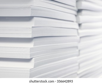 Stack Of Blank Paper