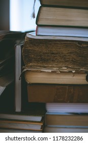stack of books