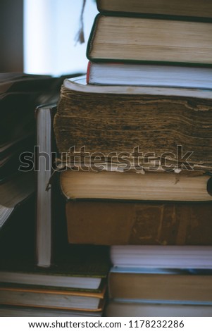 stack of books