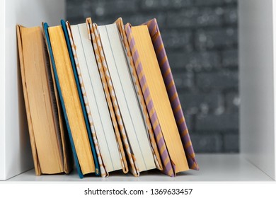 Stack of books on the table
