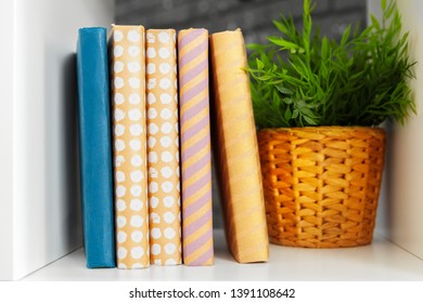 Stack of books on the table