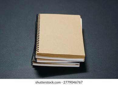 stack of books on a table