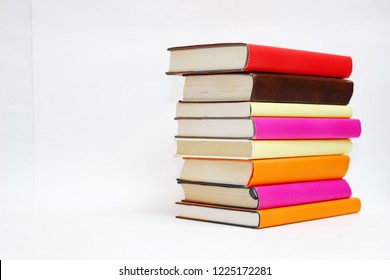 Stack of books on white - Powered by Shutterstock