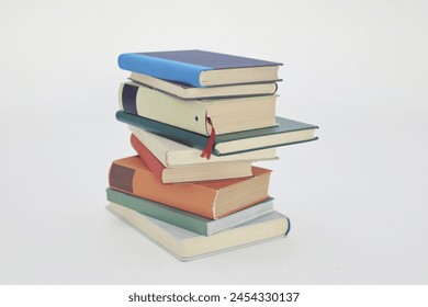 stack of books on white background - Powered by Shutterstock