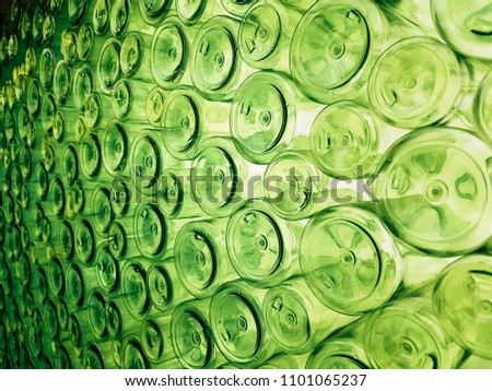 bottom of an empty bottle Bottom of an empty bottle