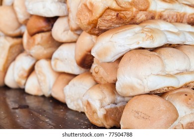 Stack of Bread for fish or another animal