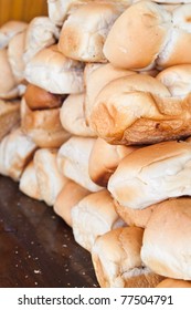 Stack of Bread for fish or another animal