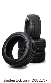 Stack Of Car Tires