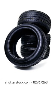 Stack Of Car Tires