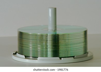 stack of cd's