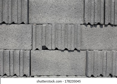 Stack Of Cement Block Texture