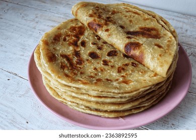 Stack of Chapati Flat Bread