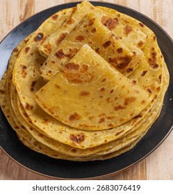 stack of chapaties type of flatbread