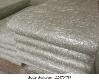 Stack Of Chop Strand Mat Fiberglass Raw Material