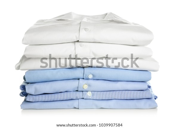 dry cleaning folded shirts