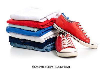 5,611 Stack clothes shoes Images, Stock Photos & Vectors | Shutterstock